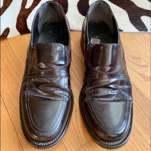 JOAN HELPERN HANDMADE ITALIAN LEATHER SHOE / LOAFER. WOMANS SIZE 38.5 (US 8).